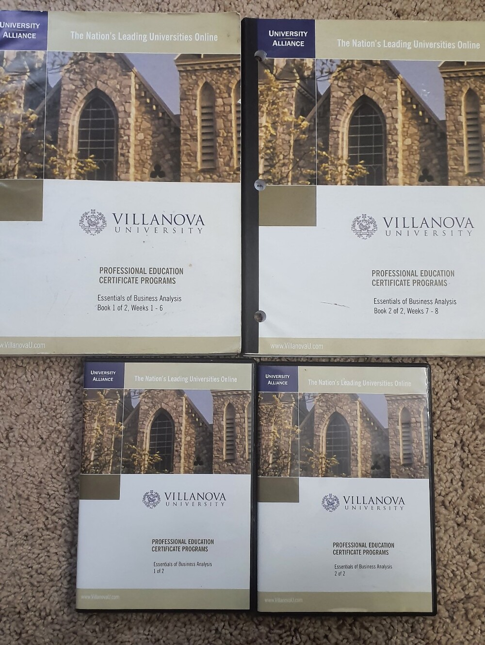 Essentials Of Business Analysis Program by Villanova University Books + 5 Discs